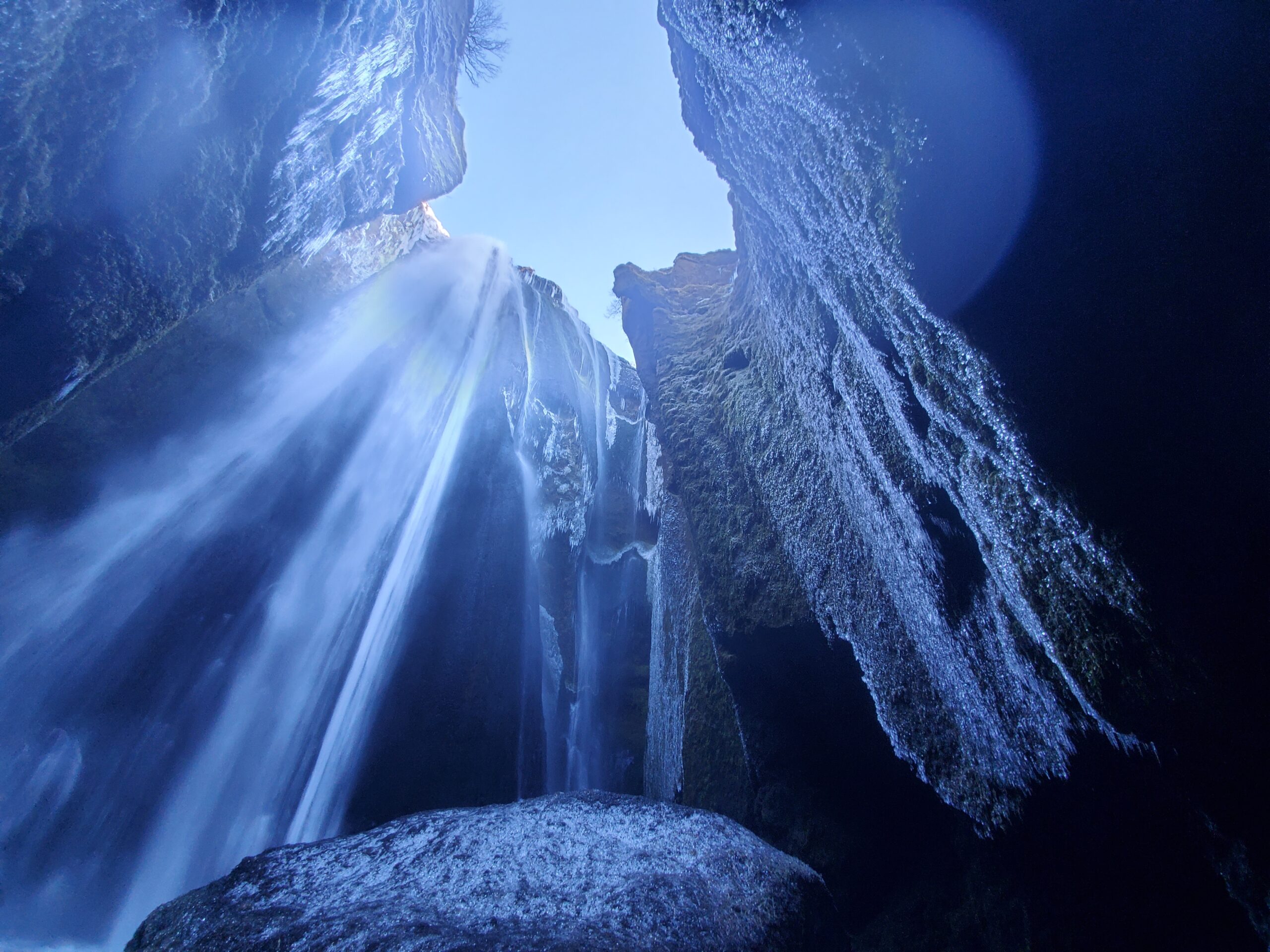 Canyon Waterfall seen on Thorsmork 4x4 Day tour