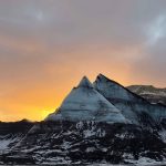 Sunrise at Katla Glacier Outlet