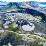 Historical Laki Volcano in the Icelandic Highlands