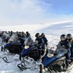 Snowmobile Adventure on a Glacier