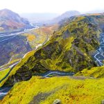 Overview of Thorsmork Valley (Valley of Thor)