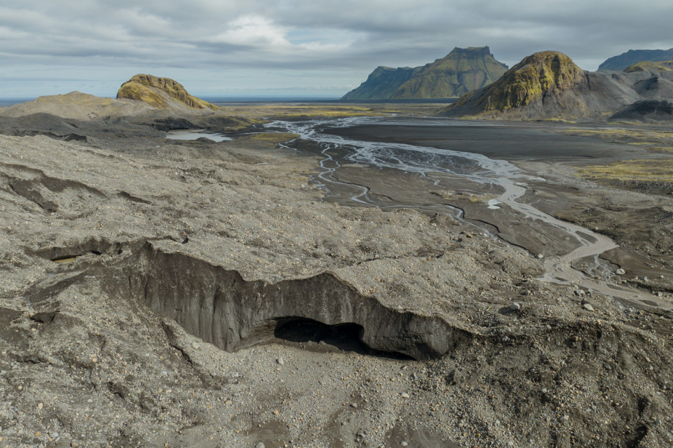 Views of Dead Ice at Katla Glacier