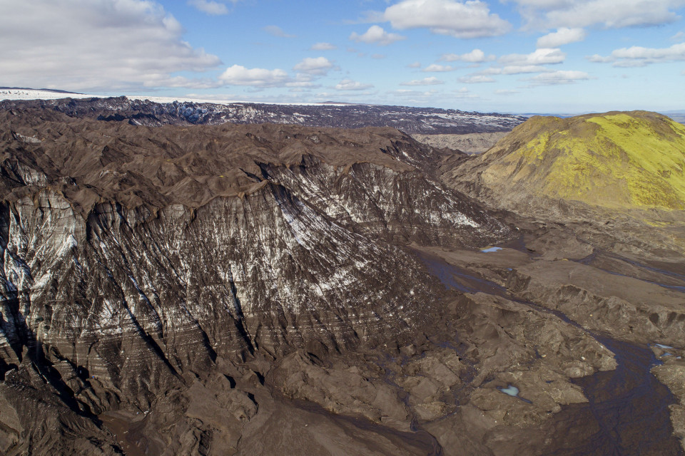 Drone Photo of Katla Glacier Area