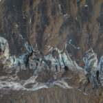 Top down shot of Katla Glacier View