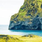 Famed elephant Rock in Iceland