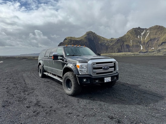 Ford Excursion Super Jeep in Iceland