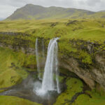 Waterfall You Can Walk Behind in South Iceland