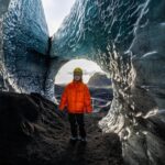 Entering Katla Ice Cave