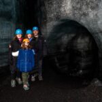 A family at Katla Ice Cave